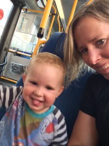 public transport copenhagen kid mum fun on bus